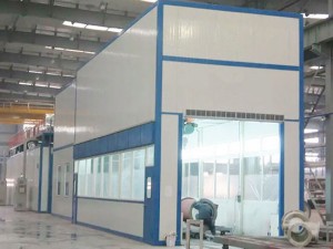 上送下抽式固定喷漆房