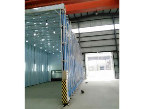 伸缩移动式喷漆房